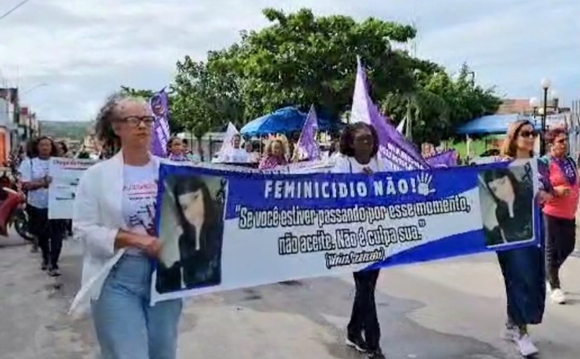 Ato público pede justiça pela morte de mulher no Sertão de Alagoas