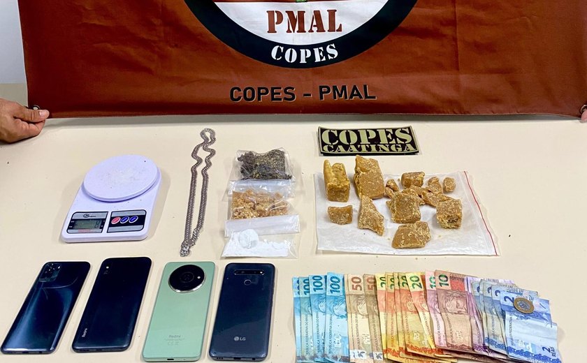 Operações apreendem mais de 700 gramas de entorpecentes no interior