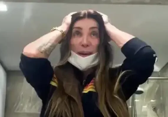 Maya Massafera tem infecção após tirar ossos do rosto