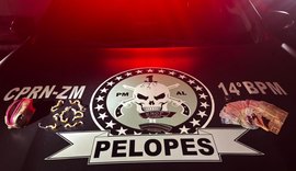 PM apreende quase 100 pedras de crack e recupera moto roubada em Messias