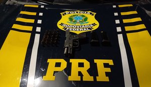 PRF prende homem por porte ilegal de arma de fogo em Cajueiro/AL