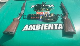 PM/AL recolhe 11 armas de fogo e resgata cerca de 400 aves silvestres em Alagoas