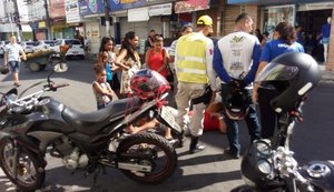 Ronda no Bairro presta socorro à vítima de acidente no Centro de Maceió