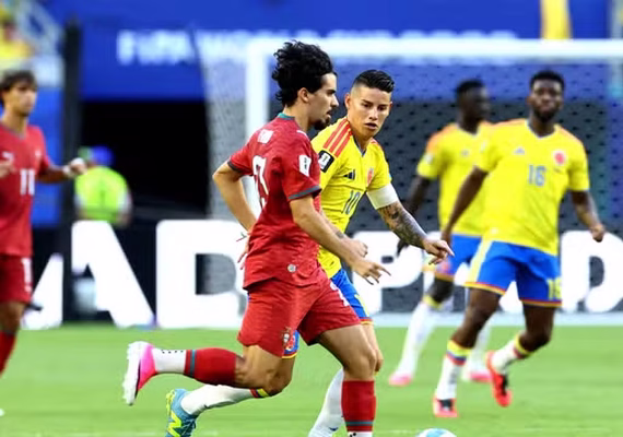 Colômbia empata com Portugal e garante liderança do Grupo K