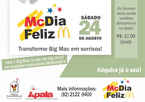 Apala participa do McDia Feliz 2019