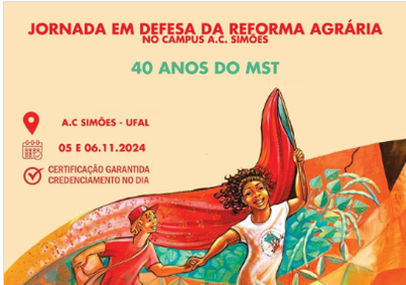 Jornada da Reforma Agrária acontece em Maceió e Rio Largo nos dias 5 e 6