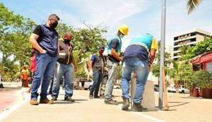 Operação integrada identifica 13 pontos com furto de energia na orla de Maceió