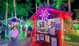 Artesãos de Maceió expõem peças na Vila do Papai Noel na Praça Gogó da Ema