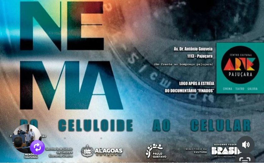 Cineasta Paulo Memória Alli lança documentário “Finados” e livro “Cibernema: do Celuloide ao Celular” em Maceió