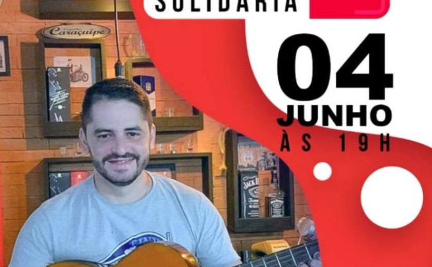 Cantor Allex Paranhos promove Live Solidária em prol de músicos e ONGs de Maceió