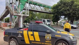 Passarela do Canaã será substituída por faixa de pedestres na quarta (7) e DMTT inicia ação educativa