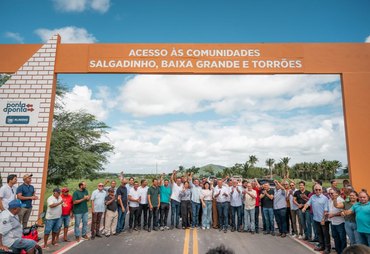 Paulo Dantas investe mais de R$ 30 milhões e entrega rodovia que liga São José da Tapera ao povoado Torrões