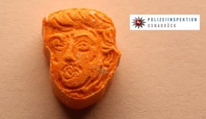 Polícia apreende ecstasy com o rosto de Donald Trump na Alemanha