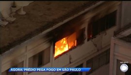 Prédio ao lado de faculdade pega fogo em bairro nobre de São Paulo