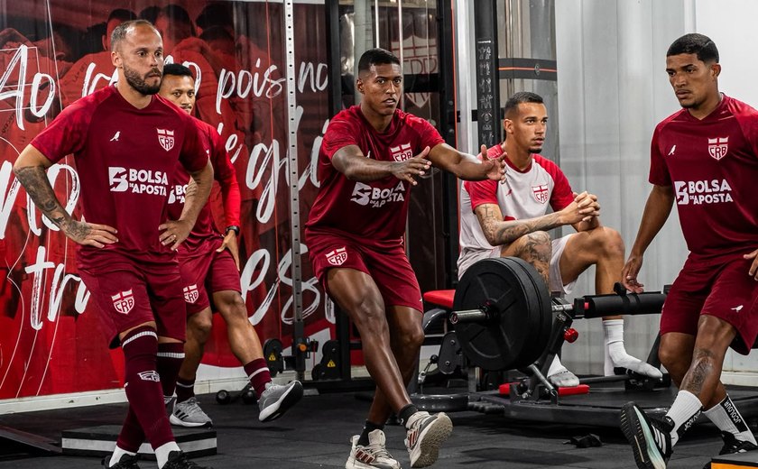 CRB se reapresenta e inicia preparação para duelo contra o Athletic