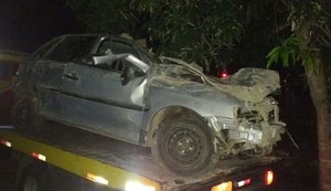 Jovem de 21 anos morre em acidente de carro na Zona Rural de Arapiraca