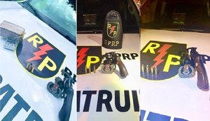BPRp prende acusados de Tráfico, Roubo e Porte Ilegal de Arma de Fogo