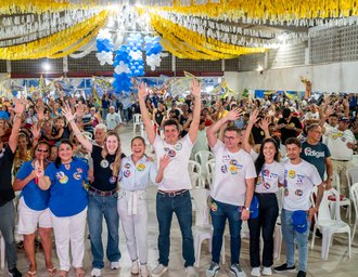 Rui Palmeira recebe apoio à candidatura a deputado federal em grande encontro com moradores de Fernão Velho, ABC, Rio Novo e Goiabeira