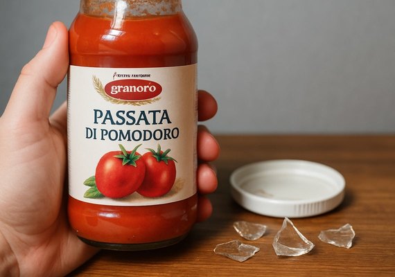 Anvisa manda recolher lote de molho de tomate com pedaços de vidro