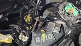 Duas pessoas são presas por tráfico de drogas e posse ilegal de arma