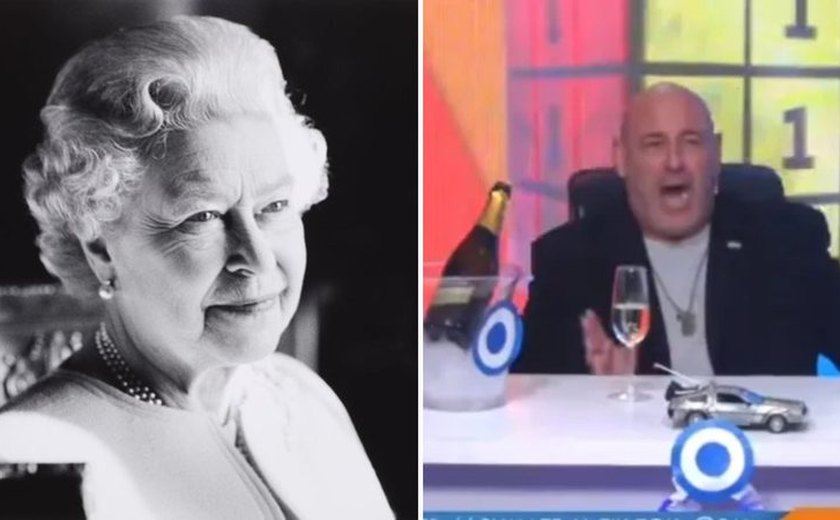 Apresentador argentino celebra morte da Rainha Elizabeth II com espumante e a xinga de Satanás