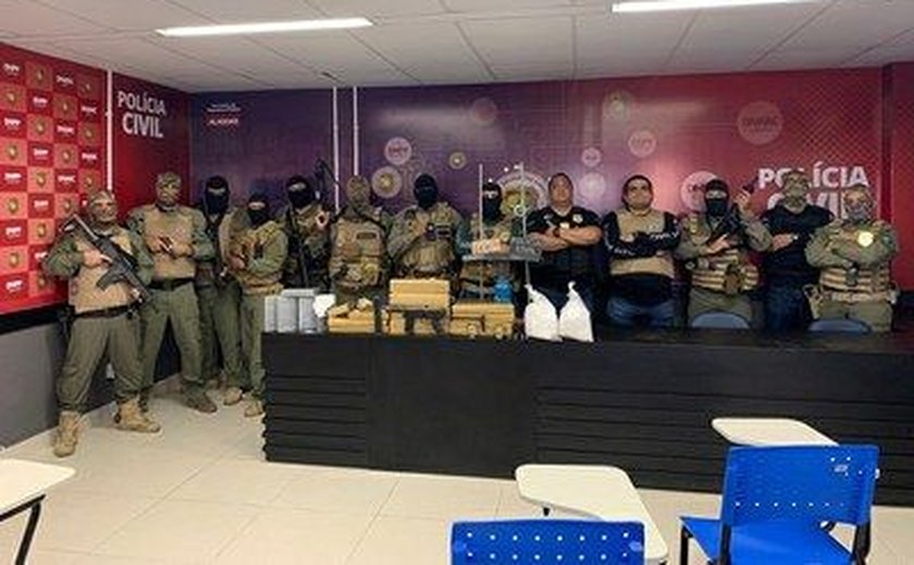Operação integrada apreende drogas e arma de guerra no bairro Santos Dumont
