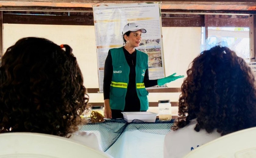 Semed promove dia de vivências ambientais para 120 alunos da rede pública de Maceió