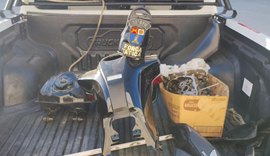 PM/AL desarticula desmanche de motocicletas na Cidade Universitária