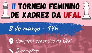 Ufal abre inscrições para segunda edição de Torneio Feminino de Xadrez