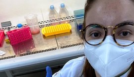 Estudante da Ufal com ganhadores do Prêmio Nobel