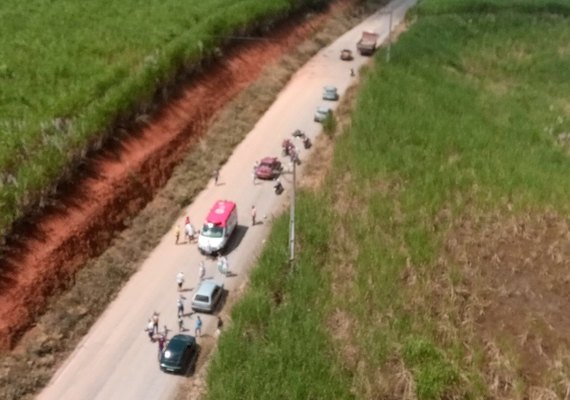 Colisão entre carro e moto em Porto Calvo deixa vítima com ferimentos graves