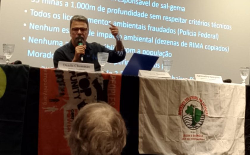 Em Brasília, Caso Braskem é denunciado por violação