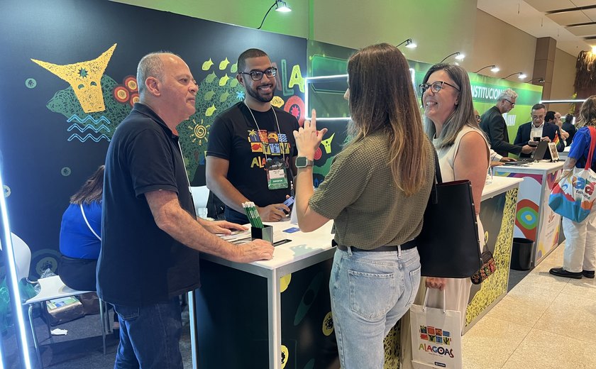 Setur apresenta Destino Alagoas na Abav Travel SP, em Campinas