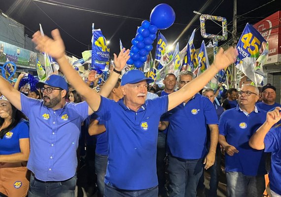 Sábado político em Quebrangulo é destacado pela força de apoiadores em torno dos candidatos tucanos