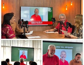 Paulão é homenageado pelo Ifal em inauguração de estúdio para ensino a distância
