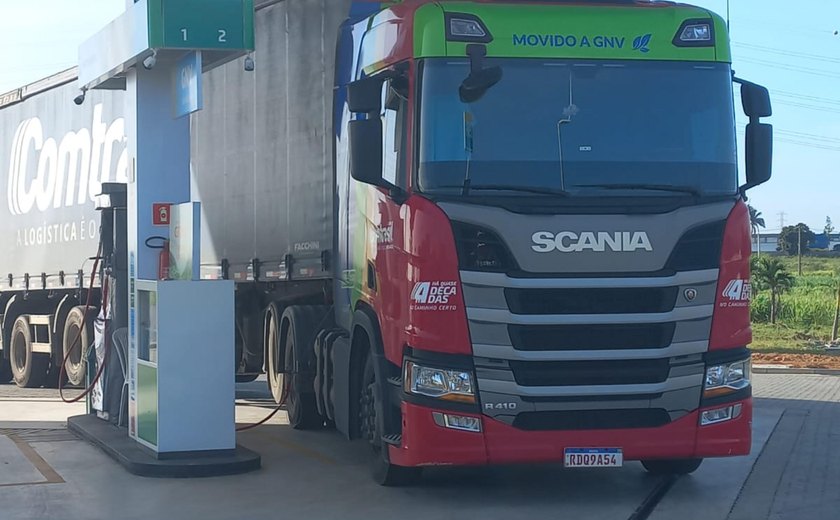 Alagoas conta com o primeiro posto planejado para abastecimento de caminhões com GNV