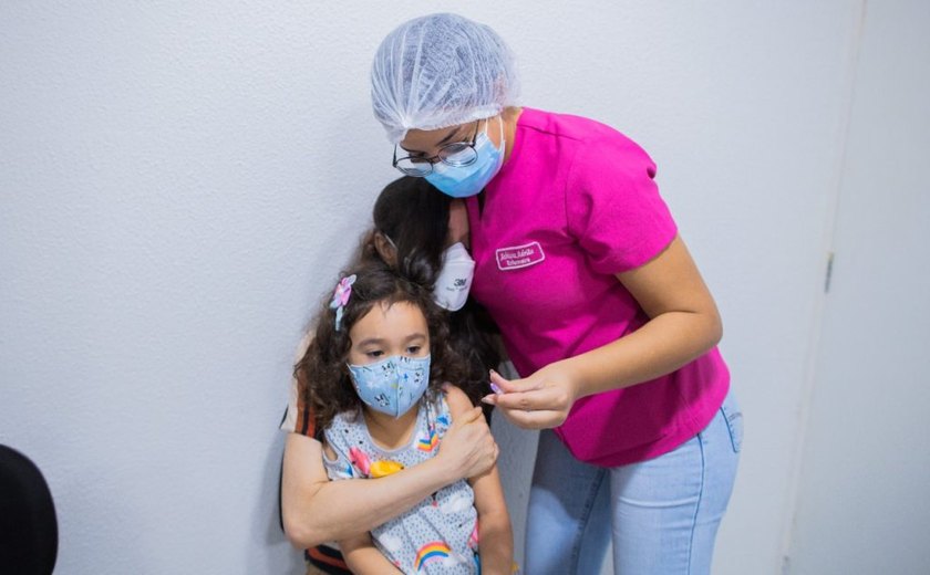 Arapiraca: mais de 3 mil crianças já receberam a vacina contra Covid-19