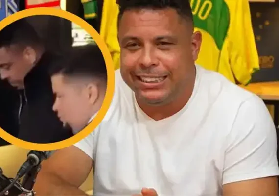Ex-jogador Ronaldo Fenômeno é flagrado bêbado em vídeo quase caindo em restaurante