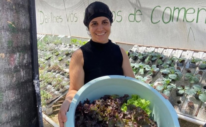 Sedics inaugura segunda Horta hidropônica em Maceió