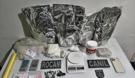 PM apreende 25 armas e 22 quilos de drogas em uma semana em Alagoas