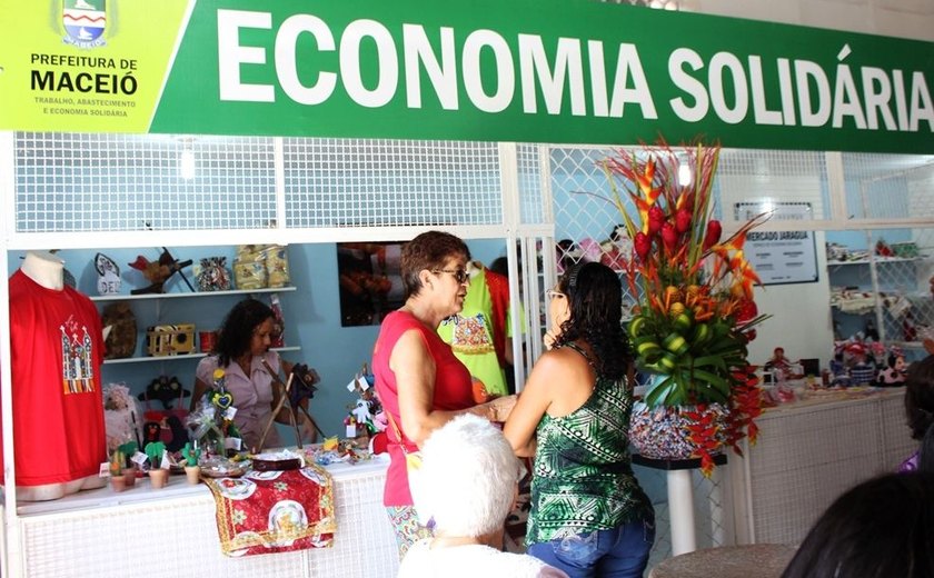 Grupo de Economia Solidária participa de Feira Artesanal