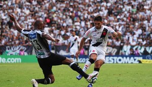 Vasco sofre, mas empata com Ceará e se livra do rebaixamento