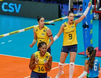 Brasil é campeão do Pré-Olímpico de vôlei e garante vaga em Los Angeles 2028