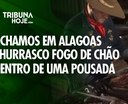 Pousada com churrasco fogo de chão na Praia do Francês