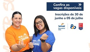 Senac Alagoas abre seleção para instrutores em diversas regiões do estado