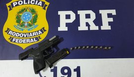 Dois homens foram presos pela PRF na segunda-feira (12) em Alagoas