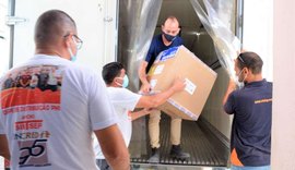 Alagoas vai receber mais 90.225 mil doses de vacinas contra a Covid-19