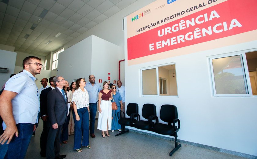 Governador em exercício visita Hospital Regional de Palmeira dos Índios