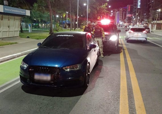 Operação Ruído Zero flagra motorista embriagado com veículo de luxo adulterado