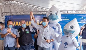 Prefeito JHC e ministro da Saúde incentivam a vacinação de crianças em Maceió